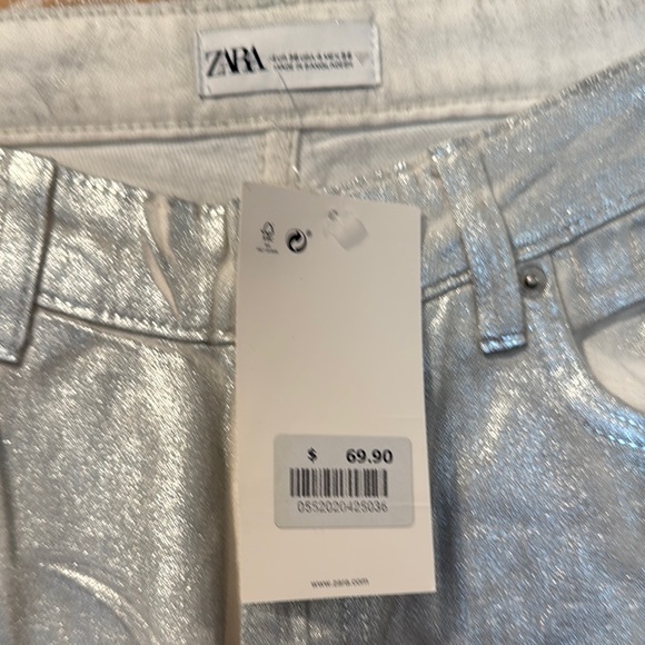Zara White Flare & Wide Leg Jeans - Picture 2 of 4